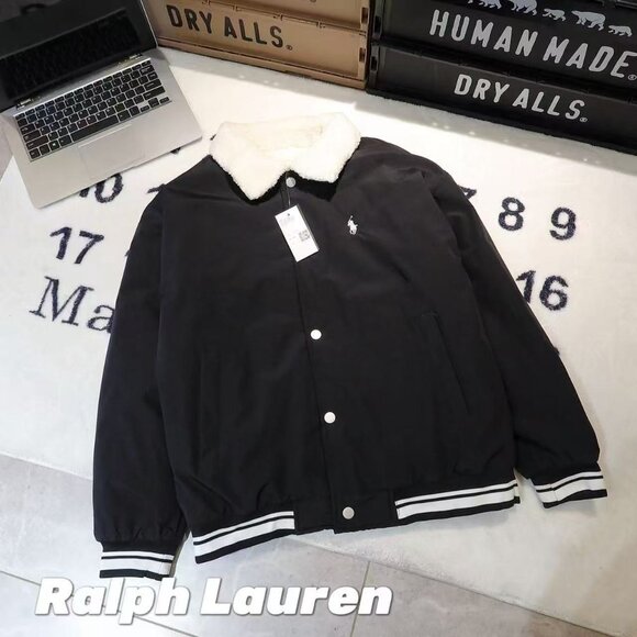 Polo Ralph Lauren american-style fleece baseball jacket - Picture 1 of 9